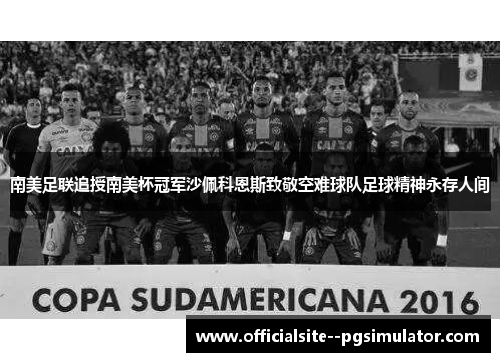 南美足联追授南美杯冠军沙佩科恩斯致敬空难球队足球精神永存人间